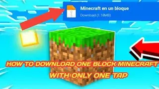 How to download one block Minecraft with one tap only