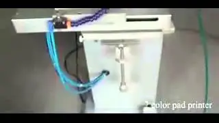 Two Color Pad Printer with Shuttle