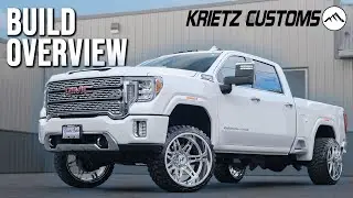 ОБЗОР СБОРКИ: GMC Sierra 2500 2020 года | 2-дюймовый комплект для выравнивания Cognito, кованые д...