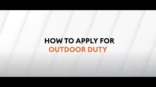 How to Apply for Outdoor Duty in Prajjo Application?