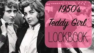 1950's Teddy Girl LookBook | Wednesday's With Angeline