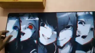 Anime Girl DMP87 Dorga Custom Design Gaming Mouse pad Unboxing
