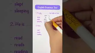 English Grammar Test