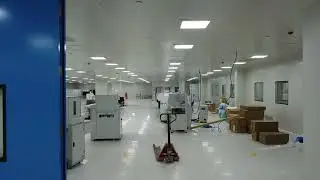 An actual cleanroom delivered on turnkey basis by Dyna