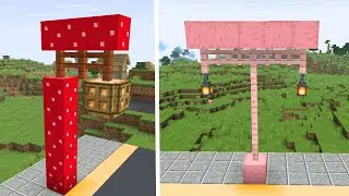 Minecraft 2025: Easy Road Lamps! (Aesthetic & Simple Build Tutorial)
