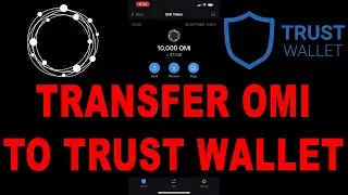 How To Transfer OMI Token From BitForex To Trust Wallet With iPhone & Bitcoin From Cash App