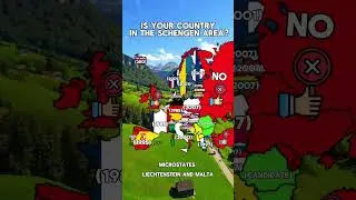 Is your country in the Schengen Area #2024 #mapping