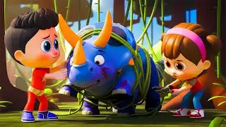 Dino Rescue Season 2: Save Triceratops | Episode 5 | Dinosaur Cartoon |  Bebe Bobo