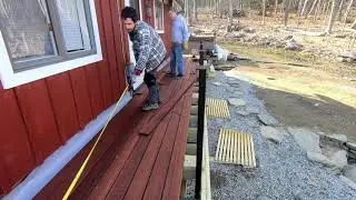 Batu hardwood decking install time-lapse