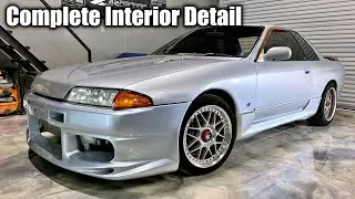 27 Year Old R32 Skyline Detailed Interior SUPER CLEAN!