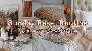 Sunday Reset Routine | Productive Cleaning Motivation, Grocery Haul & Meal Prep