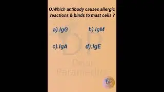 immunology mcq immunoglobulin microbiology #nursing #norcetmcq#ytshorts #dmlt #bmlt#dearparamedics