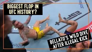 MMA&rsquo;s Worst Flop Ever? Rodolfo Bellato&rsquo;s Oscar-Worthy Dive After Illegal Upkick!