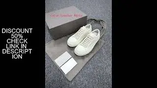 Classic RICK'S Darkness Style Triangle Logo Women Men Sneakers Shoes Classic Luxury Suede&Leather&Ca