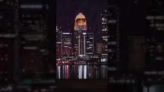 Kentucky Skyline Rain on window Rain and Thunder relaxing
