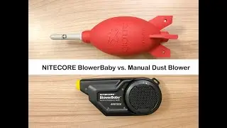 Nitecore BlowerBaby or a Manual dust blower