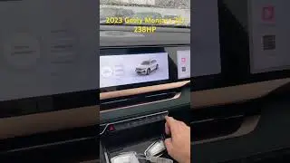 2023 Geely Monjaro 2.0L 238HP режим инвертивной проекции. #test #geely #monjaro