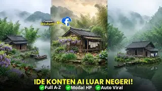 Auto FYP FB PRO! Edit Video AI Rumah di Pulau Satisfying Modal HP Aja!