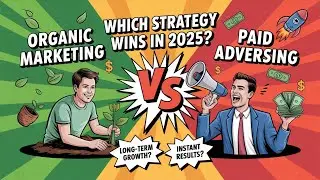 Organic vs Paid Marketing 2025  | Which Strategy Works Best? | Social Media Tips for Growth