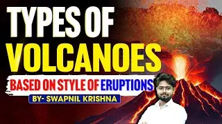 Types of Volcanoes 🌋 Based on Eruption Style | Geography Simplified by Swapnil Sir
