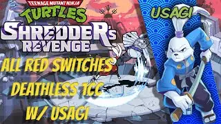 TMNT: Shredder's Revenge - All red dip switches deathless 1CC with Usagi