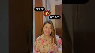 Difference between beside and besides! ‼️🤔 #shortsfeed #learnenglish #english #learning #shorts