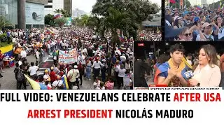Full Video: Venezuelans Rejoice! Celebrations Around the World After US Captures Maduro
