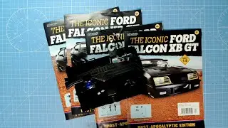 Этапы сборки Ford Falcon Apocalyptic Edition с 67 по 70 от издательства Hachette.