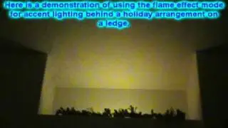 Computer Color Cannon open source RGB LED controller flame effect mode accent lighting demonstration