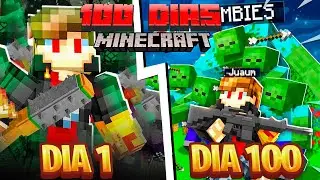 SOBREVIVI 100 DIAS EM UM APOCALIPSE ZUMBI no MINECRAFT! - O FILME
