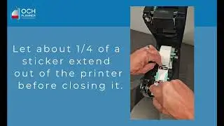 How to Install the Ink Ribbon and Stickers  &ndash; Thermal Printer for Oil Change Stickers (Godex RT200i)