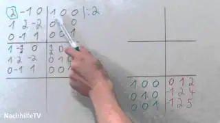 Inverse Matrix berechnen (nach Gau&szlig;-Jordan)