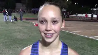 Jenna Hutchins of BYU 1st Place Women's Invitational 10,000 Section 1 at Bryan Clay Invitational