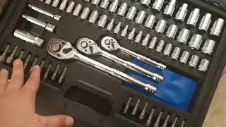 Amazon Basics Mechanics Tool Socket Set With Case 201 Piece  Tools  Home Improvement