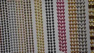 beaded curtain steel ball chain for restaurant, salon,retail store,cafe room divider, space