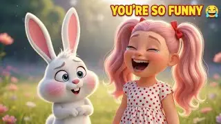 Он меня скопировал! 😳🐰 | Забавный мультфильм про кролика