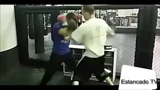 334-0 Pro Boxer Charlie Zelenoff Destroys and TKOs U S Navy Fighter
