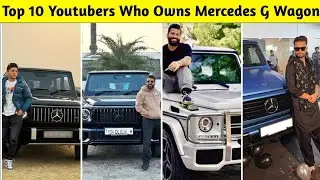 Top 10 Indian Youtubers Who Owns Mercedes G Wagon G63 | Top G Wagon Owners In India | Elvish Yadav