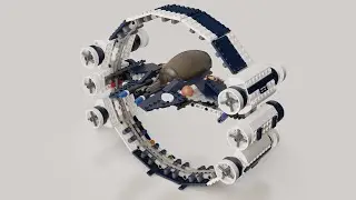 Lego Jedi Starfighter with Hyperdrive Booster Ring