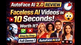 AutoFace AI 2.0 Review | Create Faceless AI Videos in 10 Seconds (Step by Step)