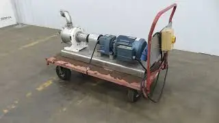 SINE MR-135 Positive Displacement Pump on Cart.