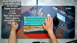 Mode Sixtyfive 2024 with Gateron Khonsu Typing Test. #ASMR #typingtest