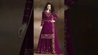 Trendy Heavy Embroidery Suit|Shaara Design❤️🥰#shorts#trend#fashion#plazoo#suitsuit