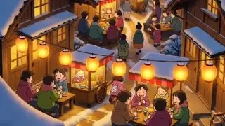 The Snowy Village Food Cart &ndash; A Beautiful Kids Story in Studio Ghibli Style.
