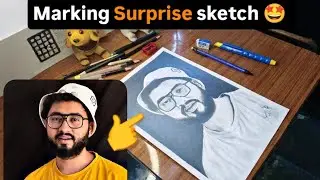 Making a surprise sketch 🤩 | Sketch of Sahil Gupta | Art by The Artist Yashwant 