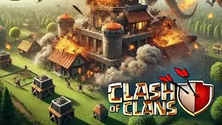2 Dragons vs. Town Hall 7 | Epic Clash of Clans Battle | Quantum gamer