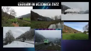 Gäubahn Dezember 2022 Dampfloks, Rheintalumleiter und vielem mehr