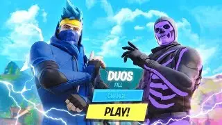 I GIFTED my random DUOS the NINJA SKIN... (crazy reaction)