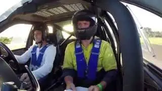 NSSCC Ford Sierra Cosworth twilight rally sprint round 4 Jan 2015