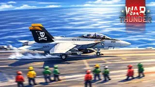 Idiota aprende a abater com um Super Hornet | War Thunder Air Simulator 4K